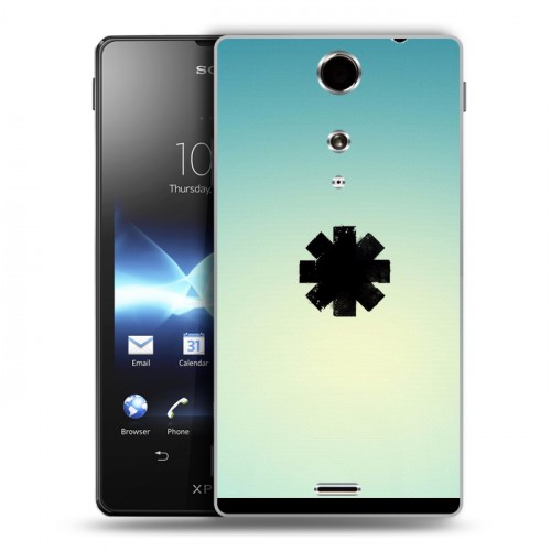 Дизайнерский пластиковый чехол для Sony Xperia TX Red Hot Chili Peppers