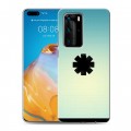 Дизайнерский пластиковый чехол для Huawei P40 Pro Red Hot Chili Peppers