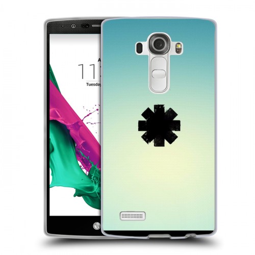 Дизайнерский пластиковый чехол для LG G4 Red Hot Chili Peppers