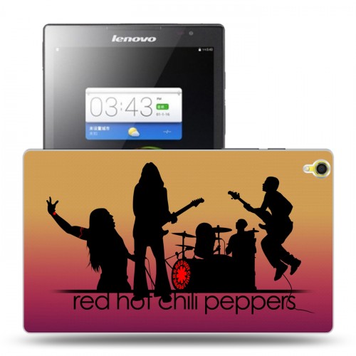 Дизайнерский силиконовый чехол для Lenovo Tab S8 Red Hot Chili Peppers