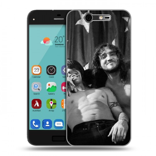 Дизайнерский силиконовый чехол для ZTE Blade S7 Red Hot Chili Peppers