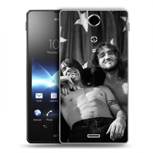 Дизайнерский пластиковый чехол для Sony Xperia TX Red Hot Chili Peppers