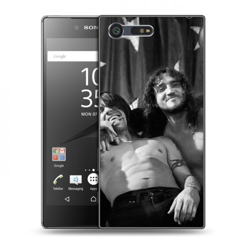 Дизайнерский пластиковый чехол для Sony Xperia X Compact Red Hot Chili Peppers