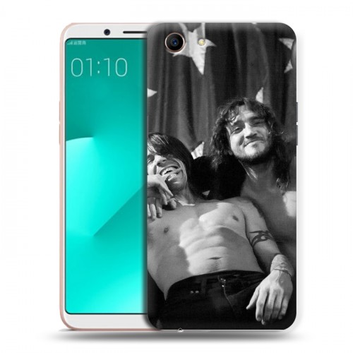 Дизайнерский пластиковый чехол для OPPO A83 Red Hot Chili Peppers