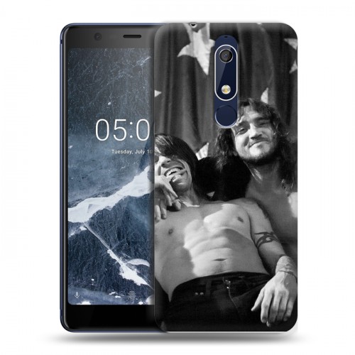 Дизайнерский пластиковый чехол для Nokia 5.1 Red Hot Chili Peppers