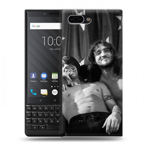 Дизайнерский пластиковый чехол для BlackBerry KEY2 Red Hot Chili Peppers