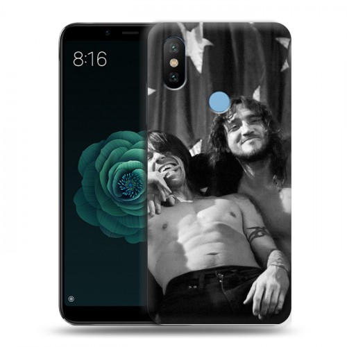 Дизайнерский силиконовый чехол для Xiaomi Mi A2 Red Hot Chili Peppers