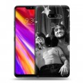 Дизайнерский пластиковый чехол для LG G8 ThinQ Red Hot Chili Peppers