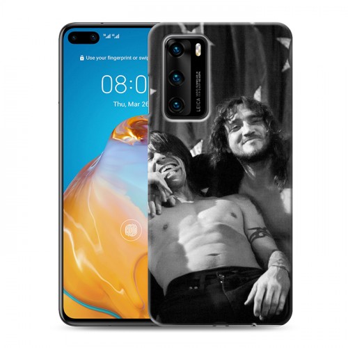 Дизайнерский пластиковый чехол для Huawei P40 Red Hot Chili Peppers