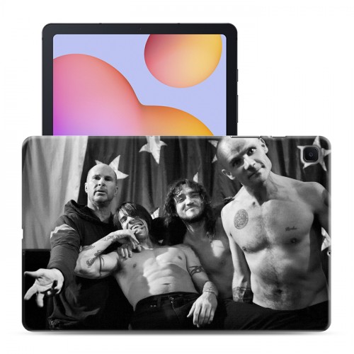 Дизайнерский силиконовый чехол для Samsung Galaxy Tab S6 Lite Red Hot Chili Peppers