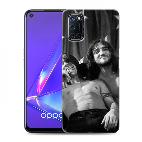 Дизайнерский пластиковый чехол для OPPO A52 Red Hot Chili Peppers