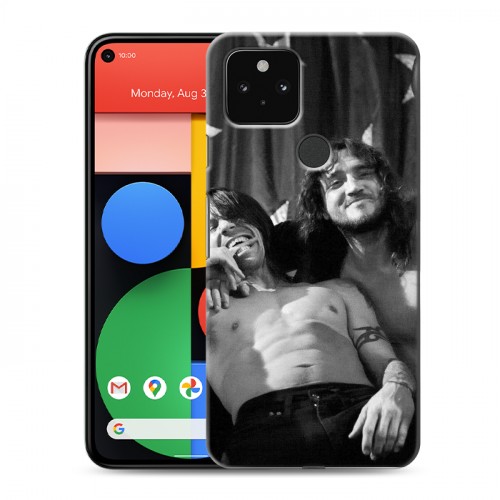 Дизайнерский пластиковый чехол для Google Pixel 5 Red Hot Chili Peppers