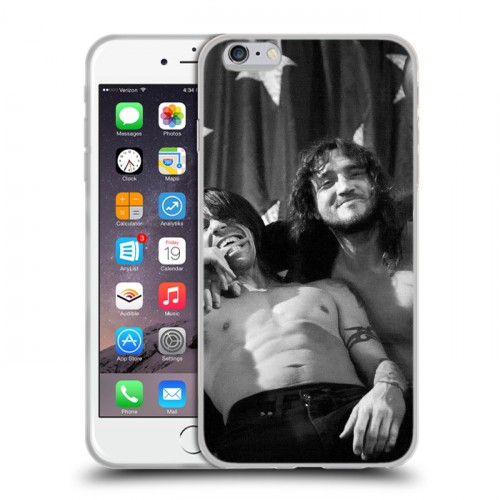 Дизайнерский силиконовый чехол для Iphone 6 Plus/6s Plus Red Hot Chili Peppers