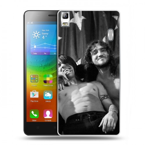 Дизайнерский пластиковый чехол для Lenovo A7000 Red Hot Chili Peppers