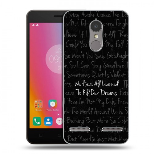 Дизайнерский силиконовый чехол для Lenovo K6 Twenty One Pilots