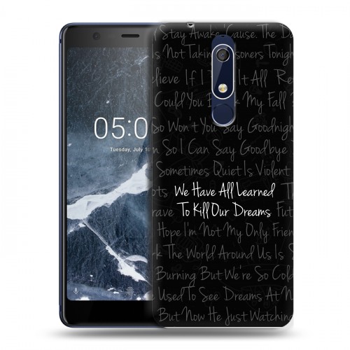 Дизайнерский пластиковый чехол для Nokia 5.1 Twenty One Pilots