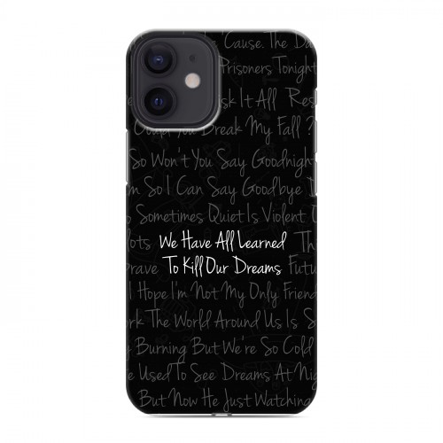 Дизайнерский пластиковый чехол для Iphone 12 Mini Twenty One Pilots