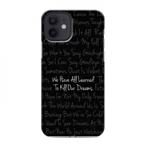 Дизайнерский силиконовый чехол для Iphone 12 Twenty One Pilots