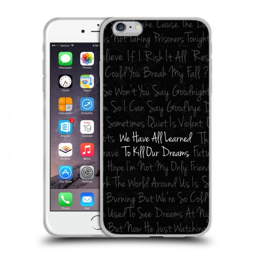 Дизайнерский силиконовый чехол для Iphone 6 Plus/6s Plus Twenty One Pilots