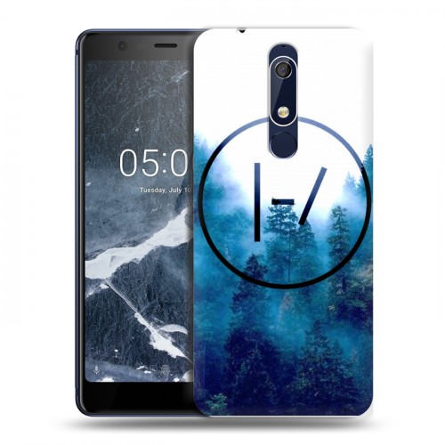 Дизайнерский пластиковый чехол для Nokia 5.1 Twenty One Pilots