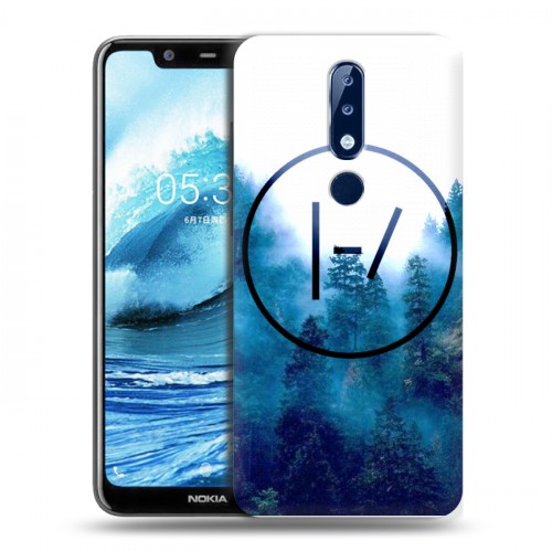 Дизайнерский силиконовый чехол для Nokia 5.1 Plus Twenty One Pilots