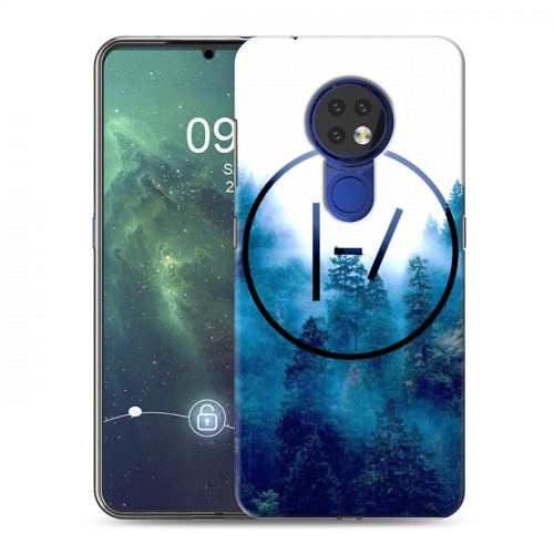 Дизайнерский силиконовый чехол для Nokia 6.2 Twenty One Pilots