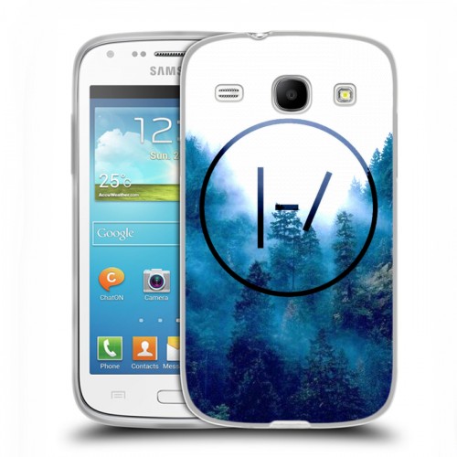 Дизайнерский пластиковый чехол для Samsung Galaxy Core Twenty One Pilots
