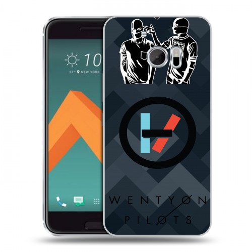 Дизайнерский пластиковый чехол для HTC 10 Twenty One Pilots