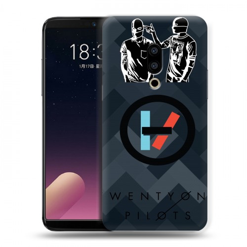 Дизайнерский пластиковый чехол для Meizu 15 Plus Twenty One Pilots