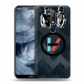 Дизайнерский пластиковый чехол для Nokia 6.1 Plus Twenty One Pilots