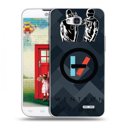 Дизайнерский пластиковый чехол для LG L80 Twenty One Pilots