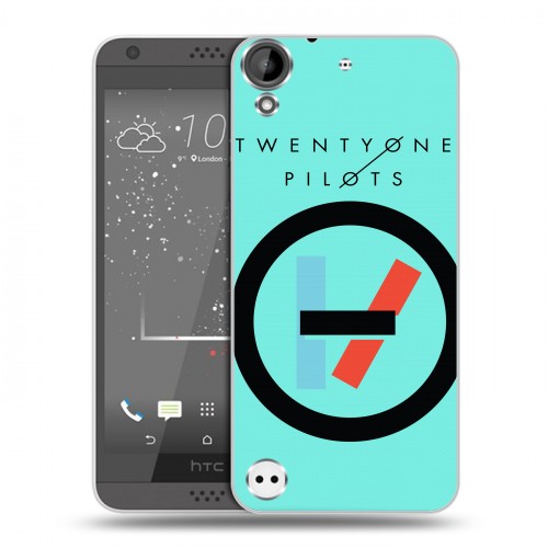 Дизайнерский пластиковый чехол для HTC Desire 530 Twenty One Pilots