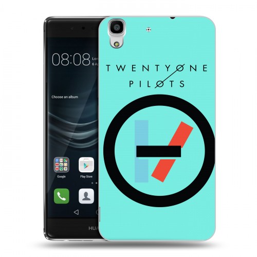 Дизайнерский пластиковый чехол для Huawei Y6II Twenty One Pilots