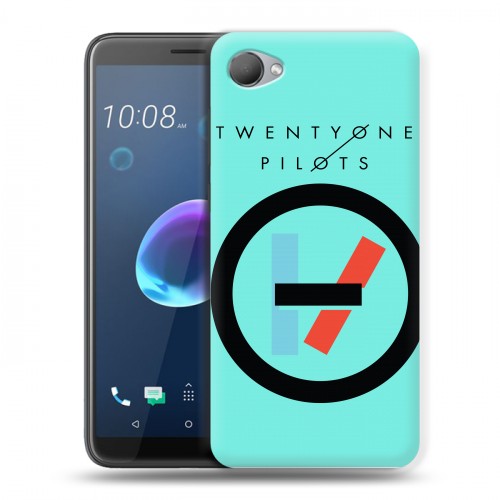 Дизайнерский пластиковый чехол для HTC Desire 12 Twenty One Pilots