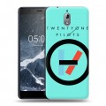 Дизайнерский пластиковый чехол для Nokia 3.1 Twenty One Pilots