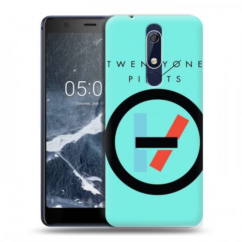 Дизайнерский пластиковый чехол для Nokia 5.1 Twenty One Pilots