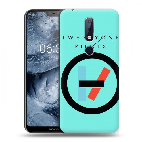 Дизайнерский пластиковый чехол для Nokia 6.1 Plus Twenty One Pilots