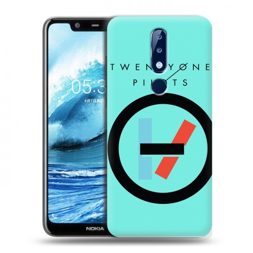 Дизайнерский силиконовый чехол для Nokia 5.1 Plus Twenty One Pilots