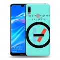 Дизайнерский пластиковый чехол для Huawei Y6 (2019) Twenty One Pilots