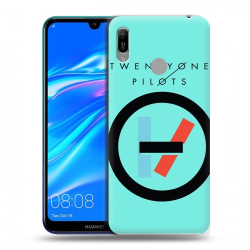 Дизайнерский пластиковый чехол для Huawei Y6 (2019) Twenty One Pilots