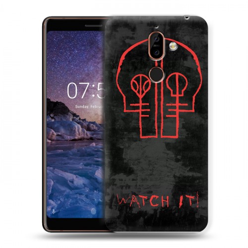 Дизайнерский пластиковый чехол для Nokia 7 Plus Twenty One Pilots