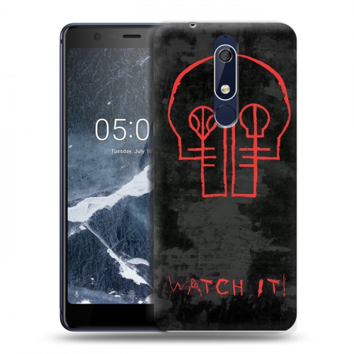 Дизайнерский пластиковый чехол для Nokia 5.1 Twenty One Pilots