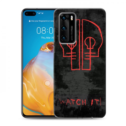 Дизайнерский силиконовый с усиленными углами чехол для Huawei P40 Twenty One Pilots