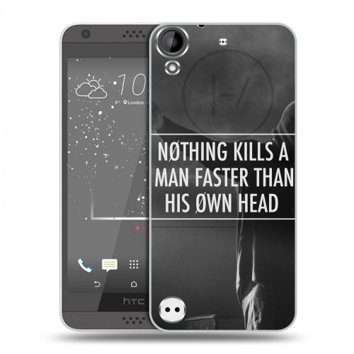 Дизайнерский пластиковый чехол для HTC Desire 530 Twenty One Pilots