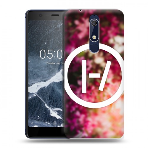 Дизайнерский пластиковый чехол для Nokia 5.1 Twenty One Pilots