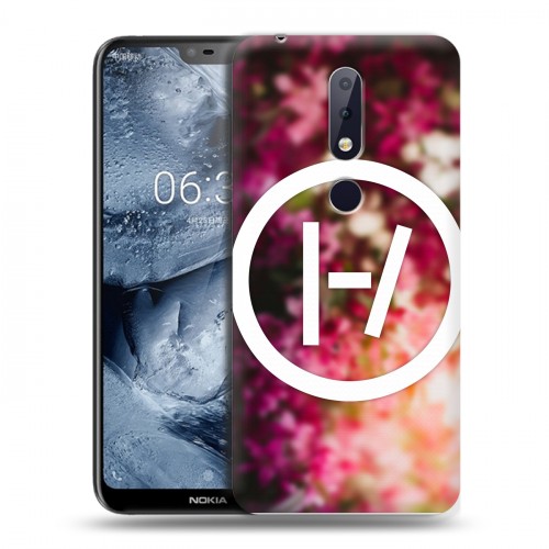 Дизайнерский пластиковый чехол для Nokia 6.1 Plus Twenty One Pilots