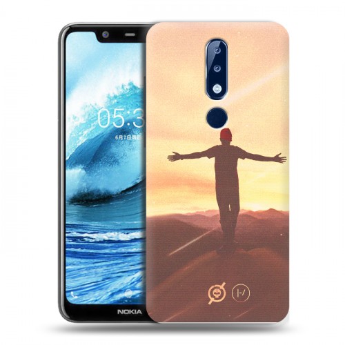 Дизайнерский силиконовый чехол для Nokia 5.1 Plus Twenty One Pilots