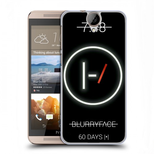 Дизайнерский пластиковый чехол для HTC One E9+ Twenty One Pilots