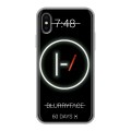 Дизайнерский силиконовый чехол для Iphone x10 Twenty One Pilots