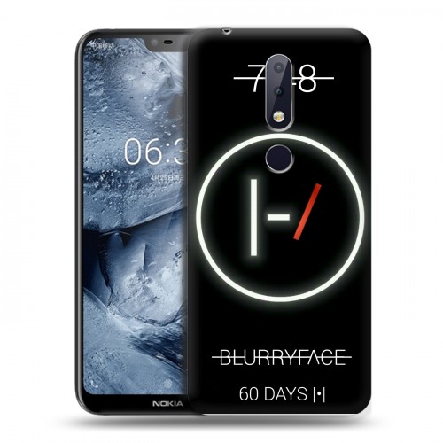 Дизайнерский силиконовый чехол для Nokia 6.1 Plus Twenty One Pilots